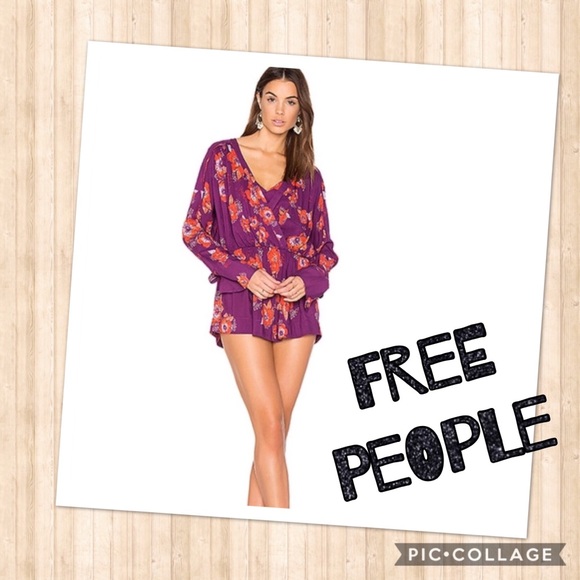 Free People Dresses & Skirts - Free People Faux Wrap Tunic Top Tuscan Dreams